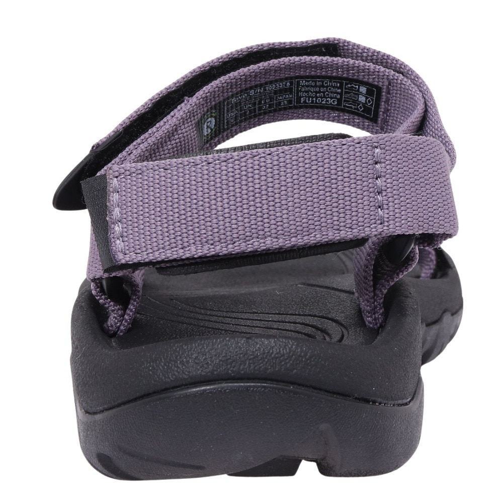 テバ（Teva）（レディース）サンダル ハリケーン4 ブラック パープル 1093378-GYR ストラップサンダル 面ファスナー カジュアル タウン レジャー 