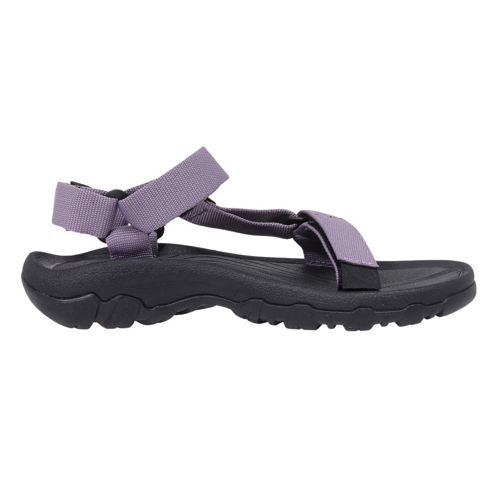 テバ（Teva）（レディース）サンダル ハリケーン4 ブラック パープル 1093378-GYR ストラップサンダル 面ファスナー カジュアル タウン レジャー 