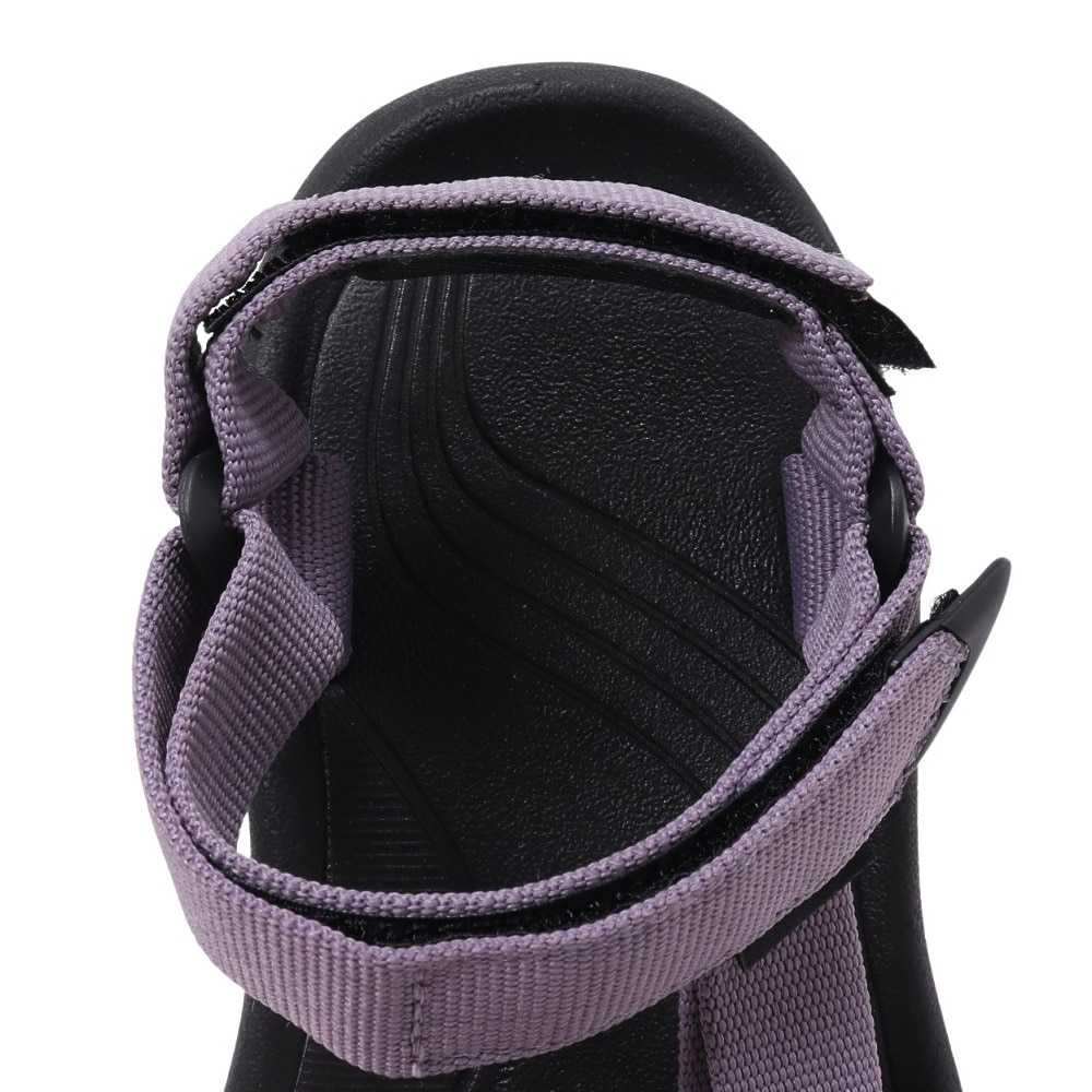 テバ（Teva）（レディース）サンダル ハリケーン4 ブラック パープル 1093378-GYR ストラップサンダル 面ファスナー カジュアル タウン レジャー 