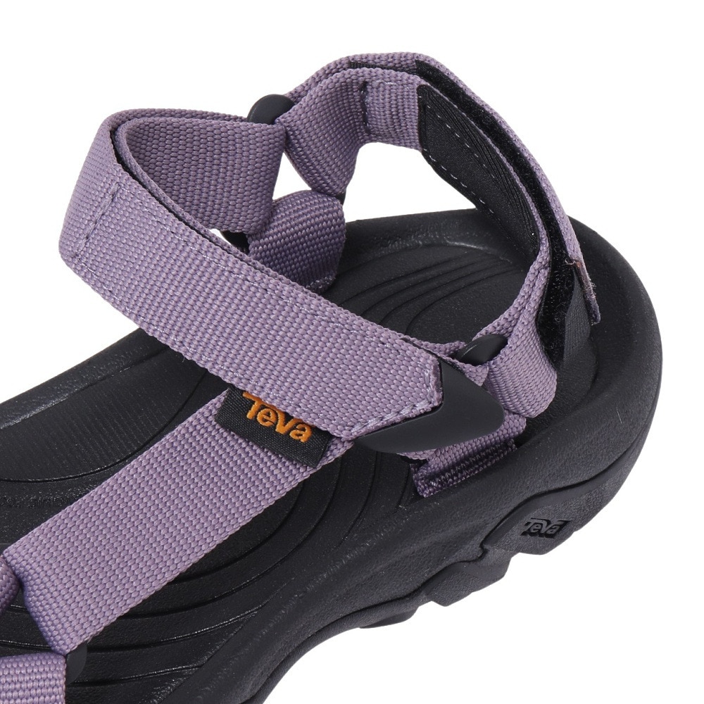テバ（Teva）（レディース）サンダル ハリケーン4 ブラック パープル 1093378-GYR ストラップサンダル 面ファスナー カジュアル タウン レジャー 