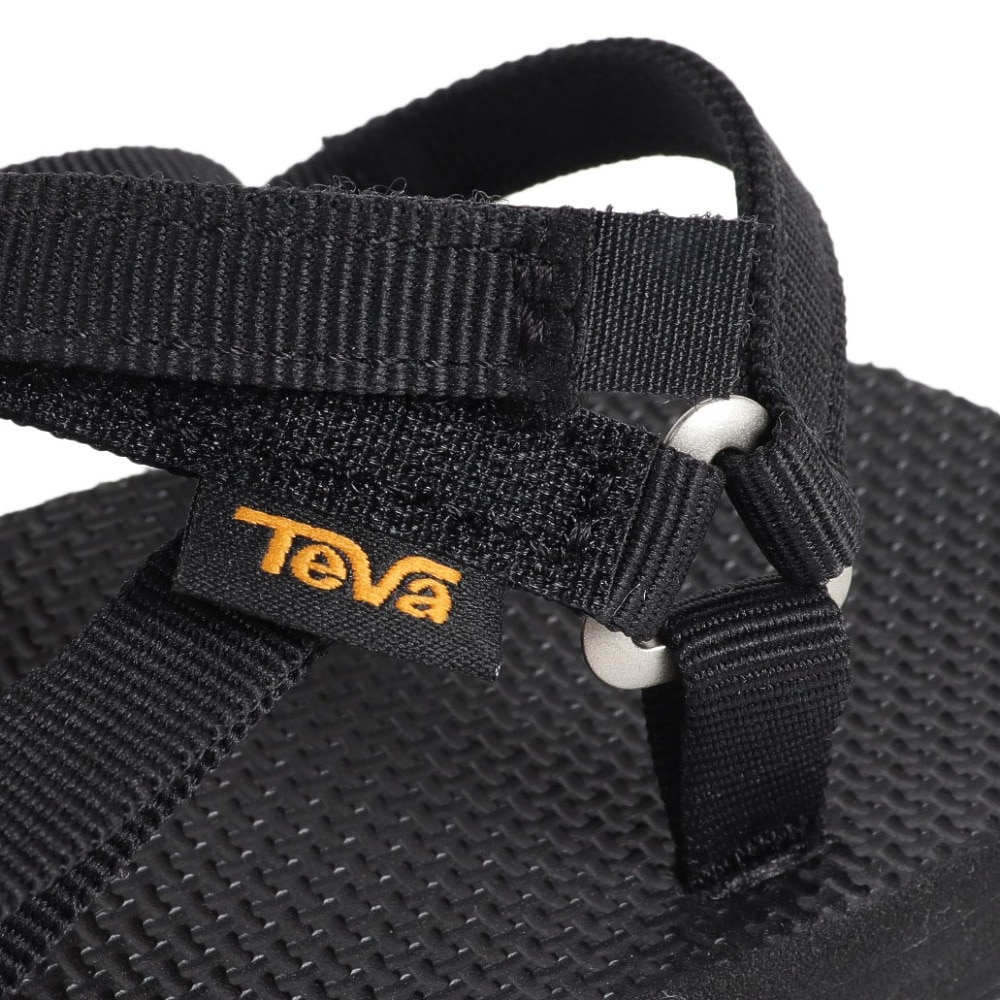 テバ（Teva）（レディース）スポーツサンダル オリジナルユニバーサルスリム ブラック 1150110-BLK ストラップサンダル 軽量 速乾性 抗菌 面ファスナー