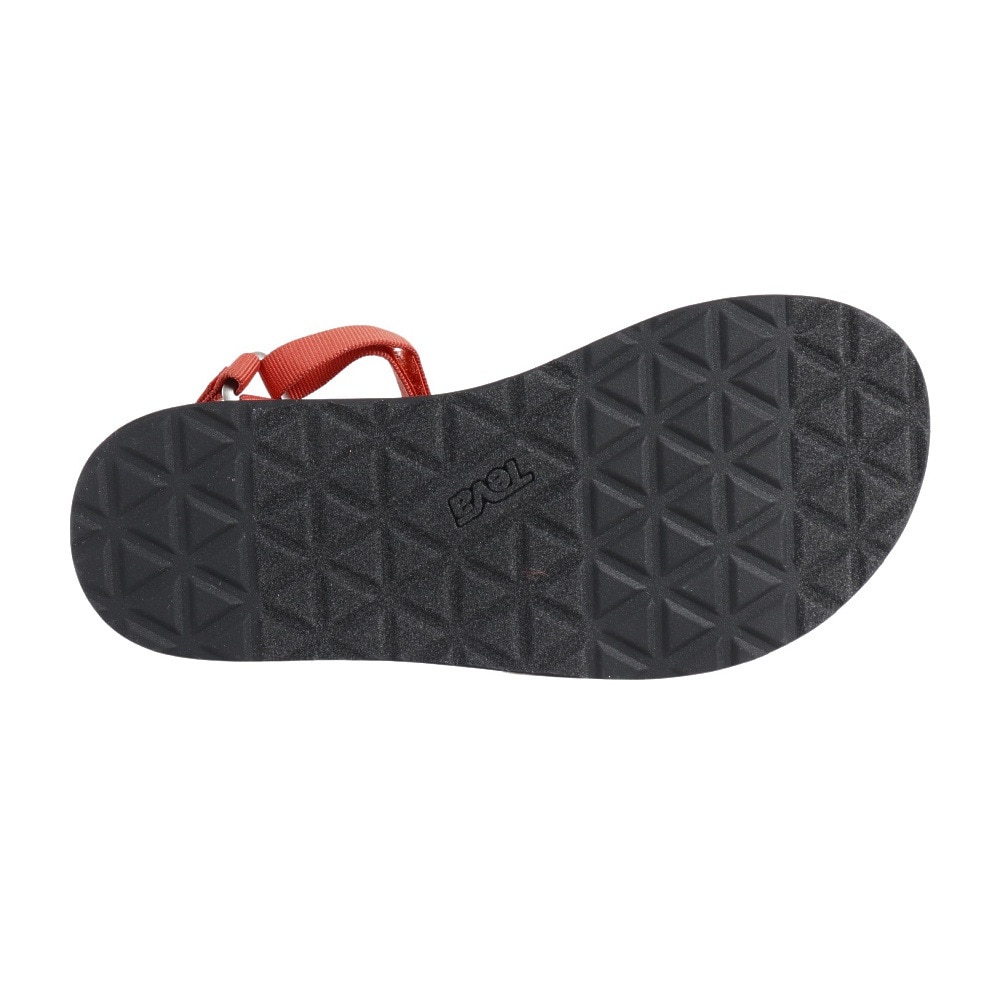 テバ（Teva）（レディース）スポーツサンダル オリジナルユニバーサルスリム ブラック オレンジ 1150110-TGLY ストラップサンダル 軽量 抗菌 面ファスナー