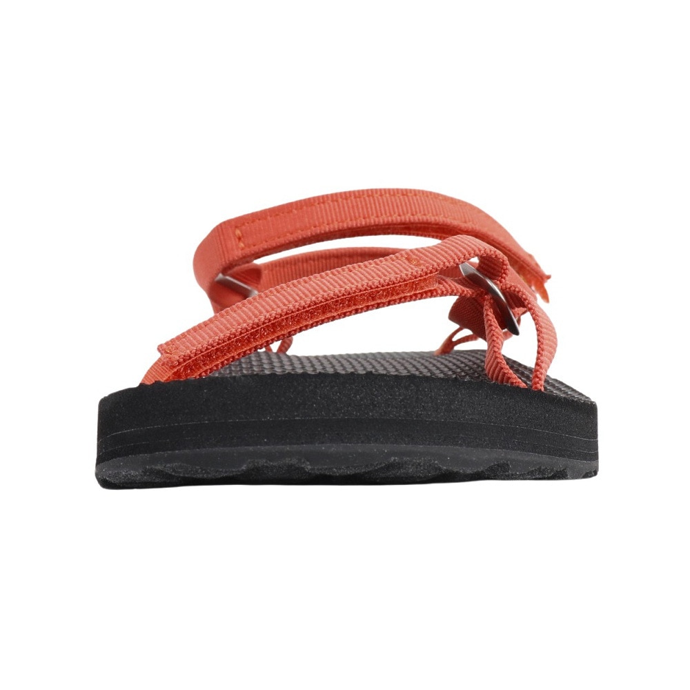 テバ（Teva）（レディース）スポーツサンダル オリジナルユニバーサルスリム ブラック オレンジ 1150110-TGLY ストラップサンダル 軽量 抗菌 面ファスナー