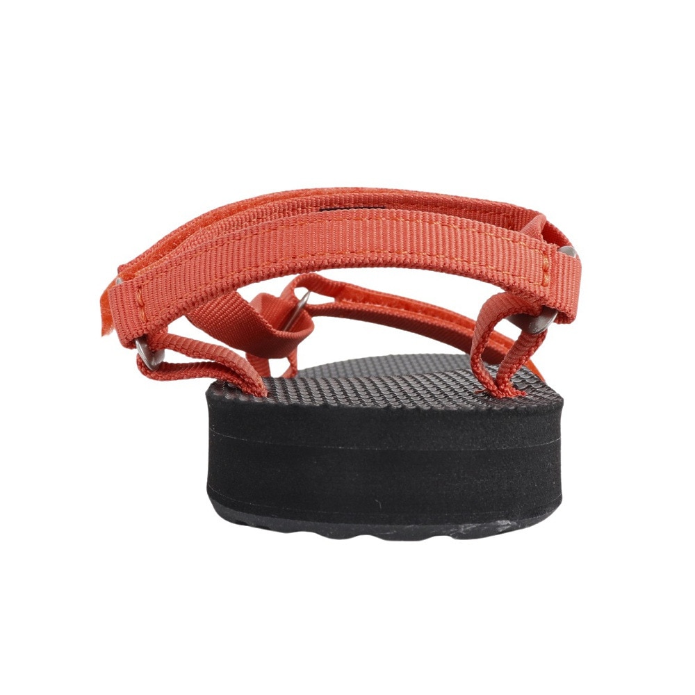 テバ（Teva）（レディース）スポーツサンダル オリジナルユニバーサルスリム ブラック オレンジ 1150110-TGLY ストラップサンダル 軽量 抗菌 面ファスナー