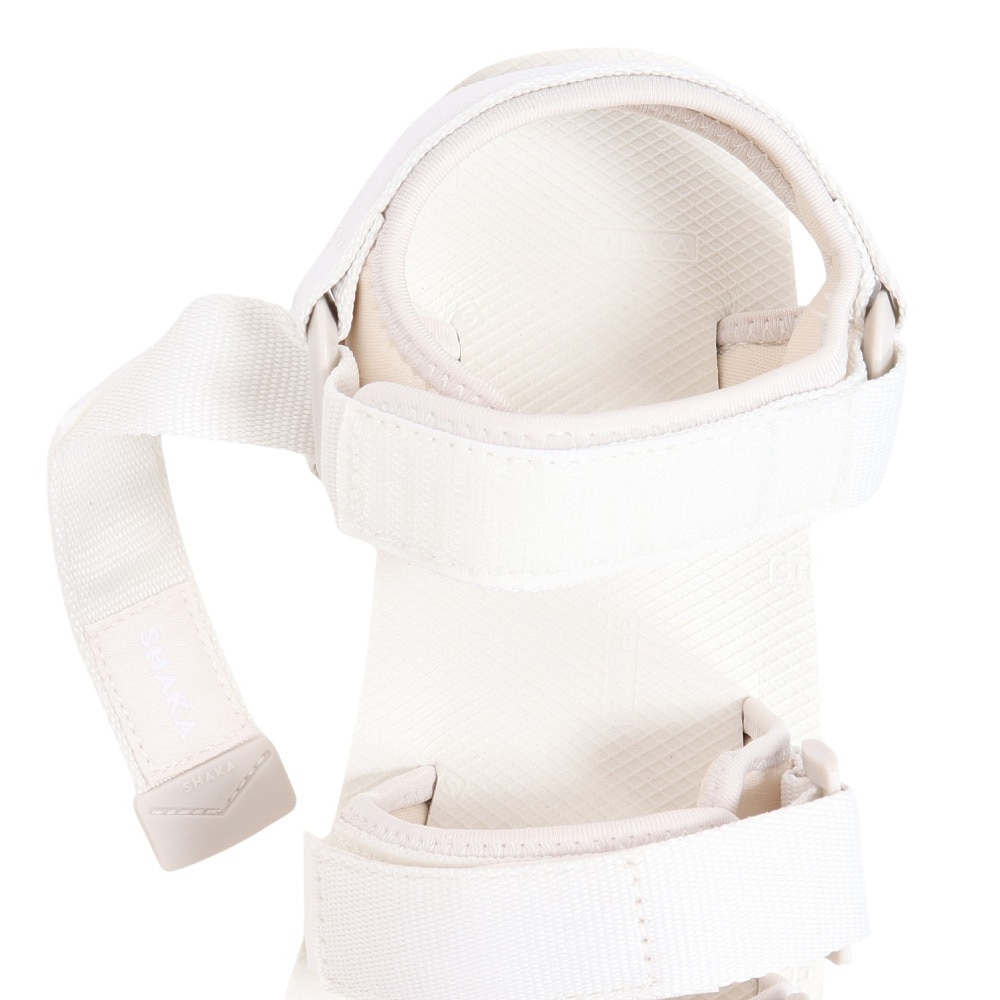 シャカ（SHAKA）（レディース）サンダル ネオバンジー GE アイボリー SK-284 Linen ストラップサンダル 面ファスナー タウン 日常履き レジャー