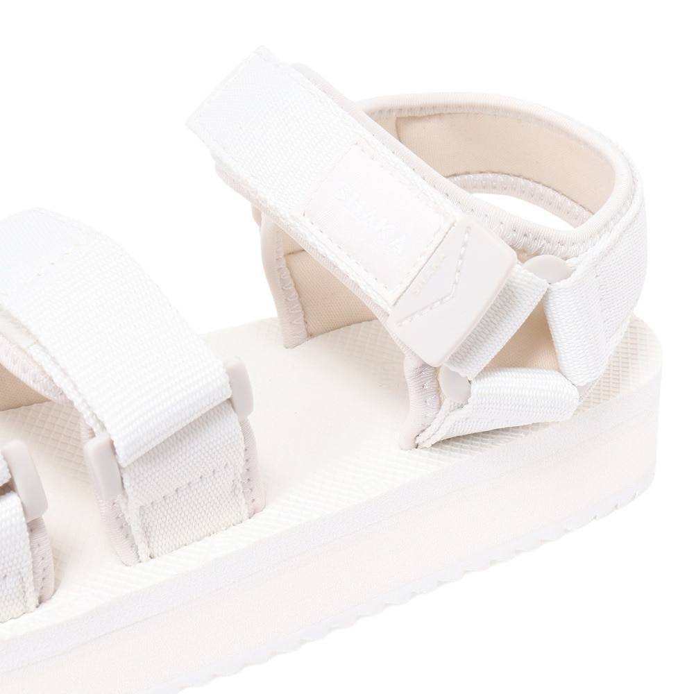 シャカ（SHAKA）（レディース）サンダル ネオバンジー GE アイボリー SK-284 Linen ストラップサンダル 面ファスナー タウン 日常履き レジャー