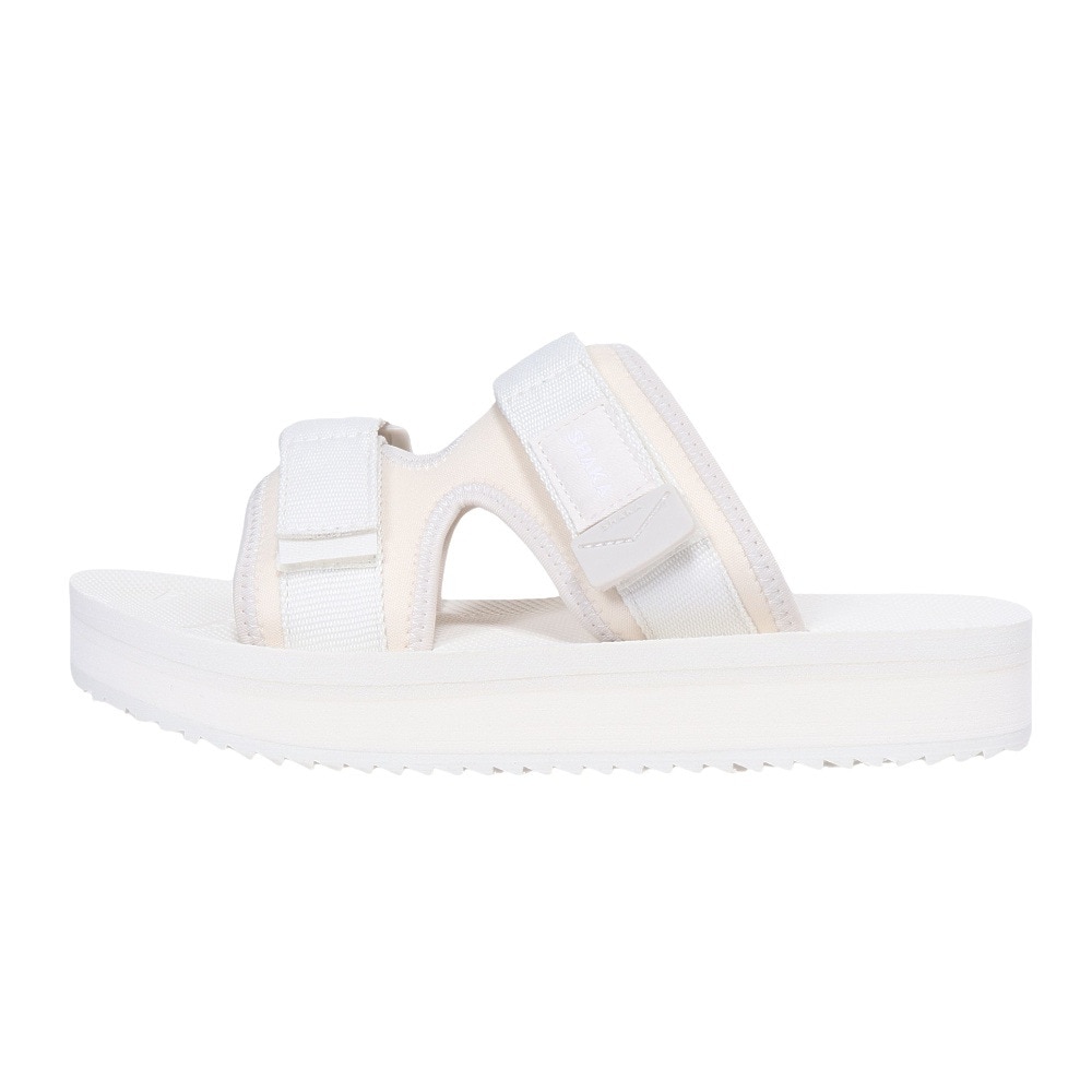 シャカ（SHAKA）（レディース）サンダル チルアウト GE アイボリー SK-285 Linen ストラップサンダル 面ファスナー タウン 日常履き レジャー