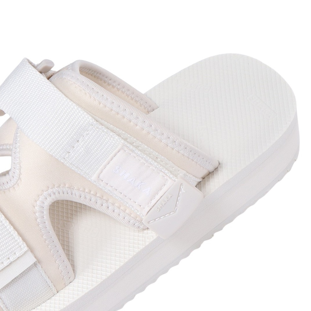 シャカ（SHAKA）（レディース）サンダル チルアウト GE アイボリー SK-285 Linen ストラップサンダル 面ファスナー タウン 日常履き レジャー