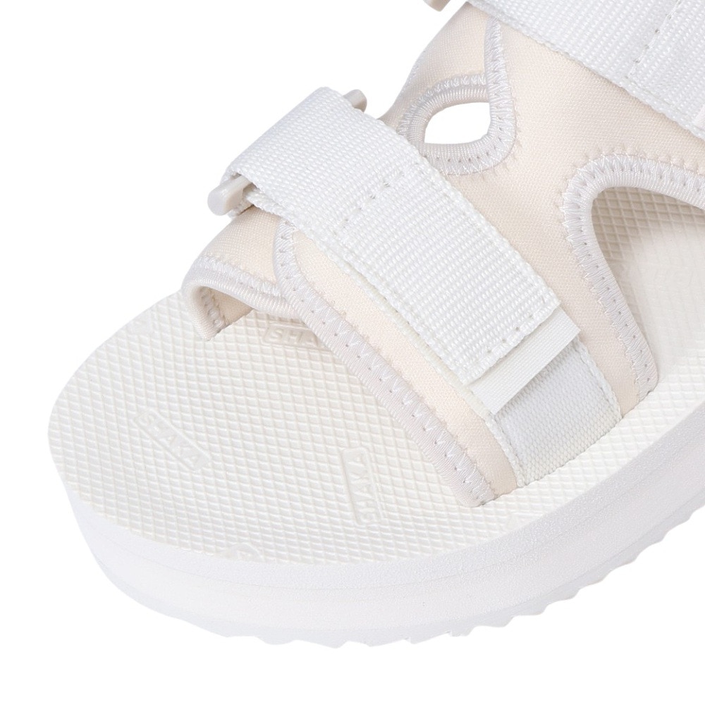 シャカ（SHAKA）（レディース）サンダル チルアウト GE アイボリー SK-285 Linen ストラップサンダル 面ファスナー タウン 日常履き レジャー