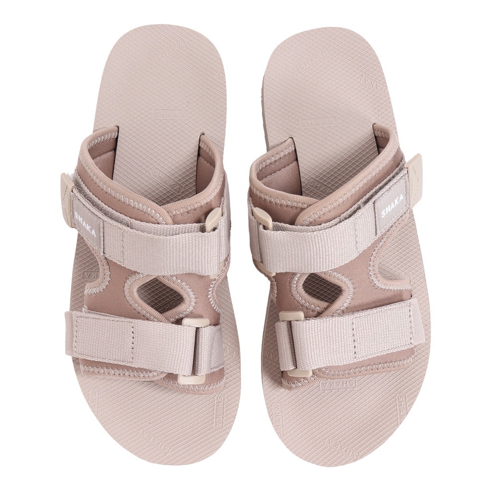シャカ（SHAKA）（レディース）サンダル チルアウト GE ベージュ SK-285 Taupe ストラップサンダル 面ファスナー タウン 日常履き レジャー シンプル