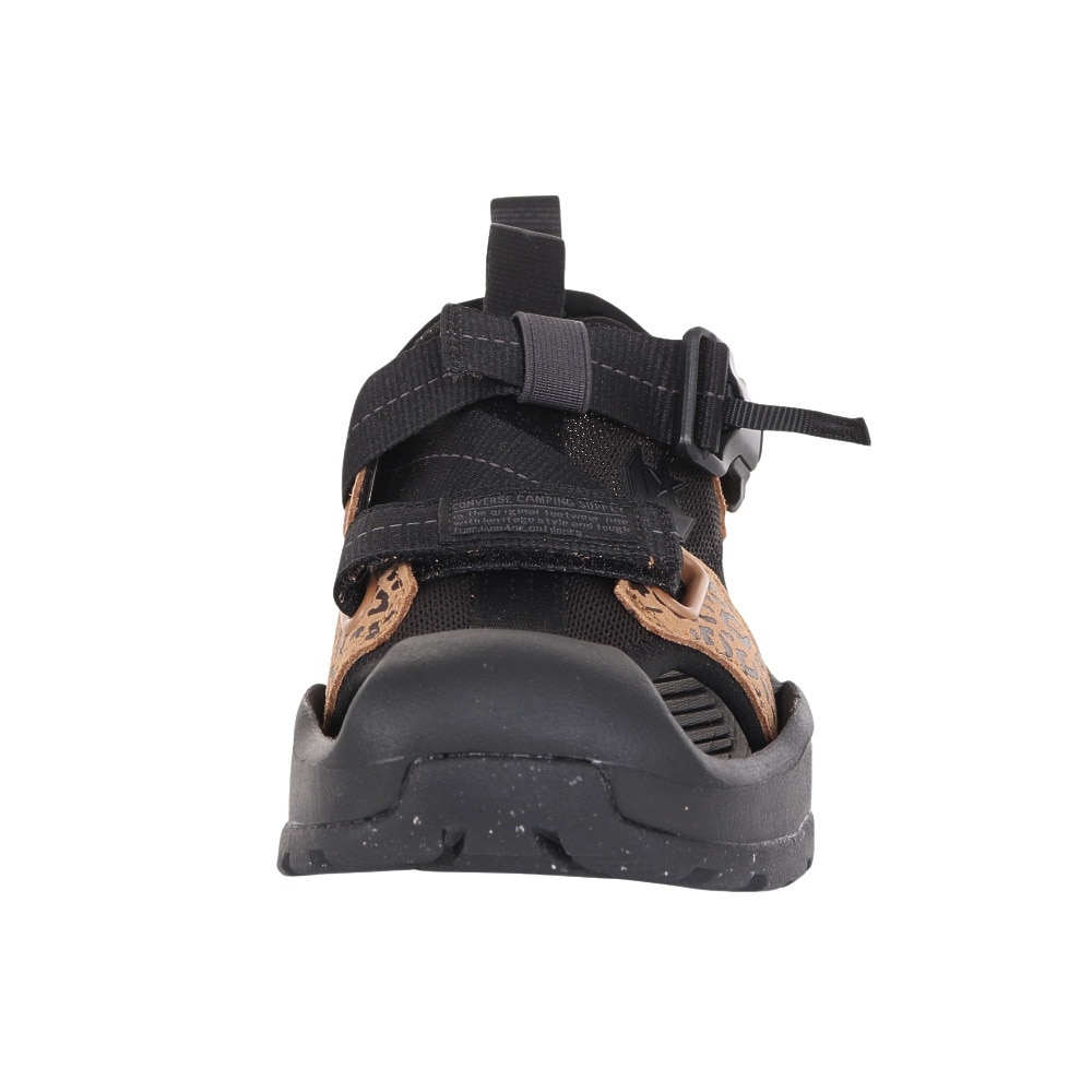 コンバース（CONVERSE）（レディース）スポーツサンダル MSD CP 2 ブラック ブラウン 34201840 ストラップ 水陸両用サンダル アウトドア タウン アニマル柄