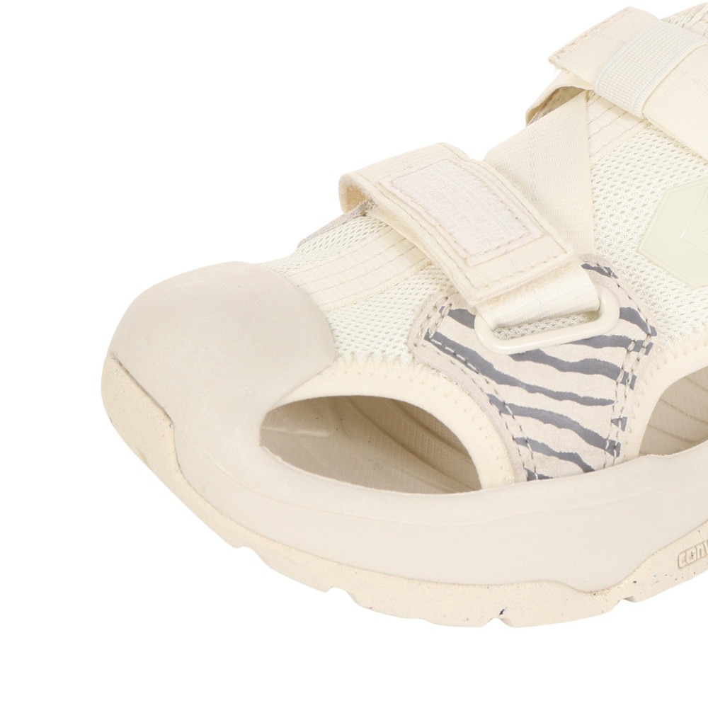 コンバース（CONVERSE）（レディース）スポーツサンダル MSD CP 2 ホワイト ブラック 34201841 ストラップ 水陸両用サンダル アウトドア タウン アニマル柄