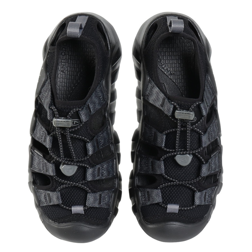 キーン（KEEN）（レディース）ストラップサンダル ハイパーポート エイチツー ブラック グレー 1028657 レジャー アウトドア 軽量 フィット感 耐久性 防水性 