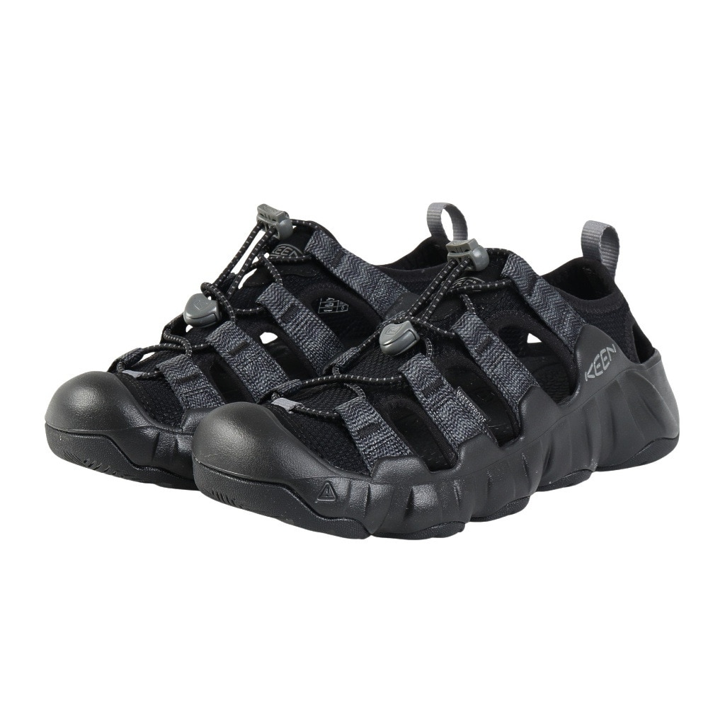 キーン（KEEN）（レディース）ストラップサンダル ハイパーポート エイチツー ブラック グレー 1028657 レジャー アウトドア 軽量 フィット感 耐久性 防水性 