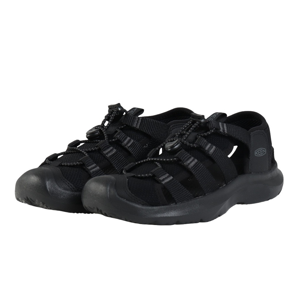キーン（KEEN）（レディース）ストラップサンダル シーニック エイチツー ブラック 1030760 レジャー アウトドア 軽量 フィット感 水陸両用 耐久性 防水性
