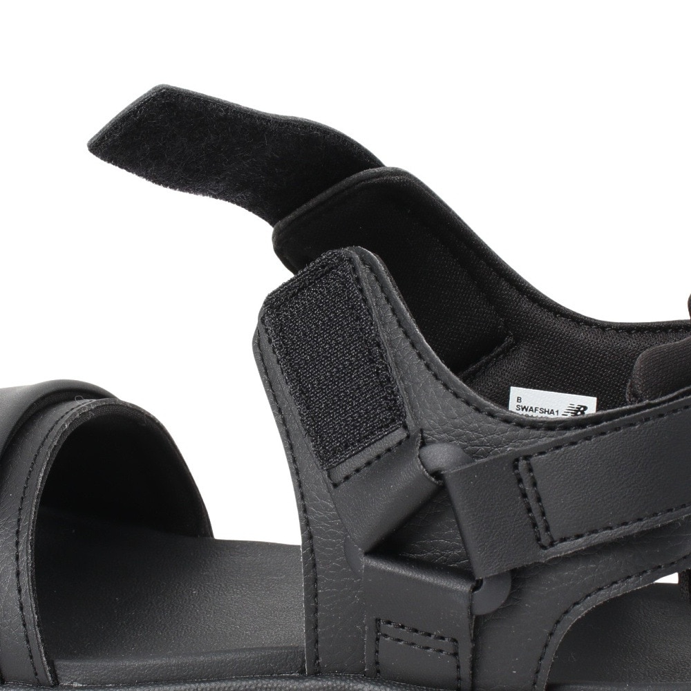 ニューバランス（new balance）（レディース）スポーツサンダル ストラップサンダル SWAFSH Straps ブラック SWAFSHA1 B シャワーサンダル アウトドア  