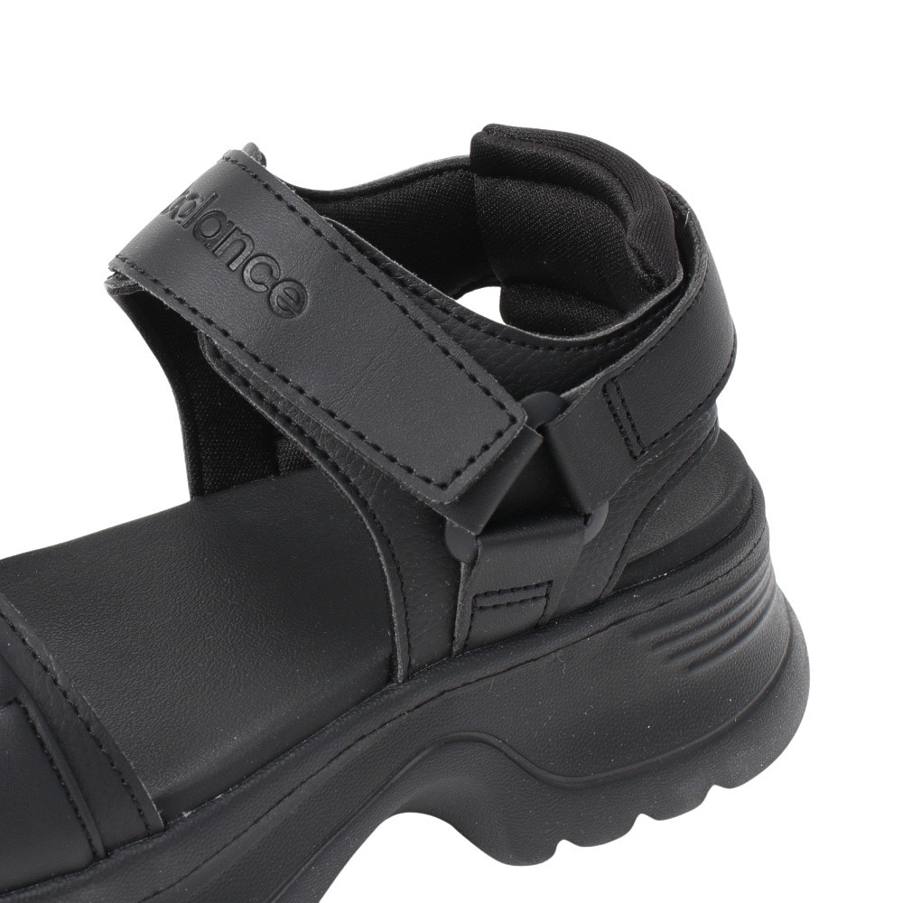 ニューバランス（new balance）（レディース）スポーツサンダル ストラップサンダル SWAFSH Straps ブラック SWAFSHA1 B シャワーサンダル アウトドア  