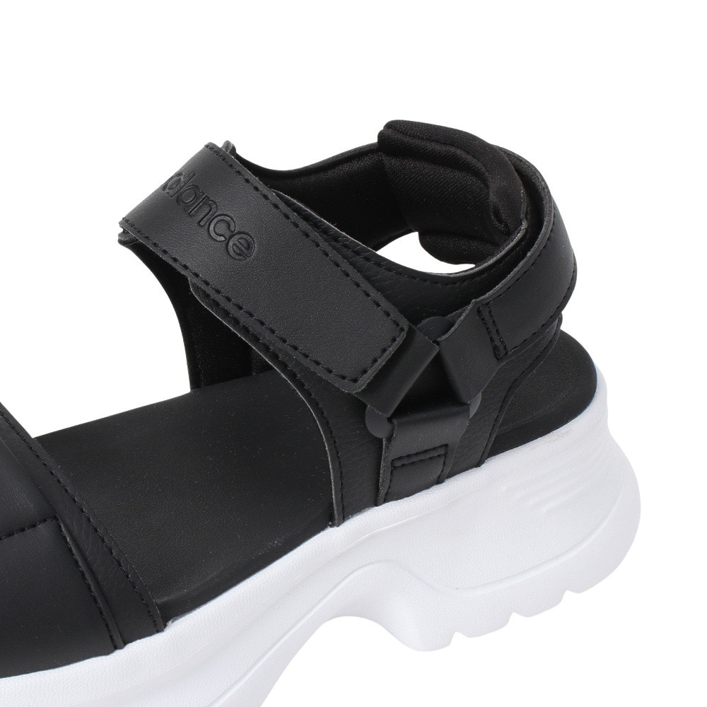 ニューバランス（new balance）（レディース）スポーツサンダル ストラップサンダル SWAFSH Straps ブラック ホワイト SWAFSHE1 B シャワーサンダル レジャー