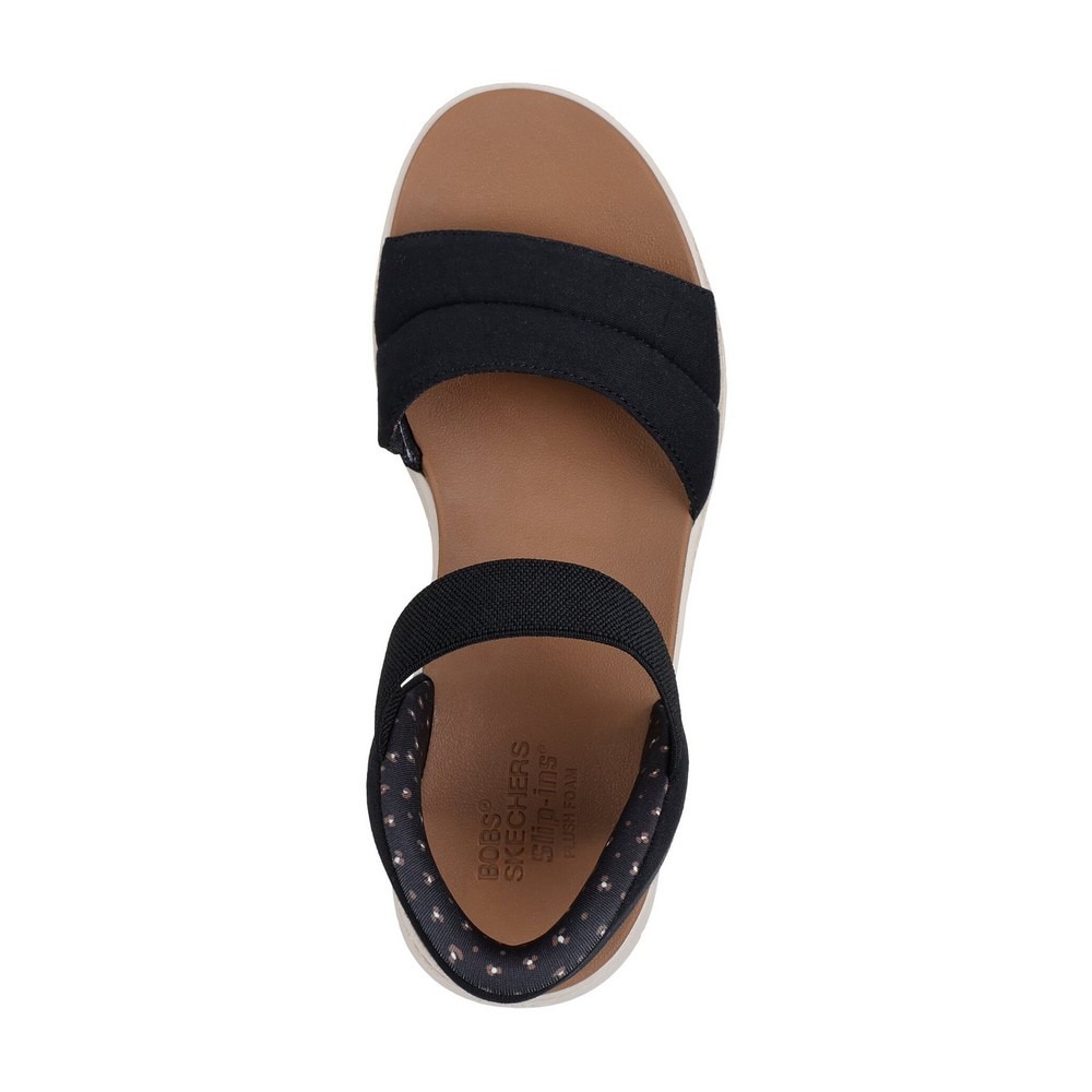 スケッチャーズ（SKECHERS）（レディース）ストラップサンダル スリップインズ:ボブス サン レイ 114413-BLK
