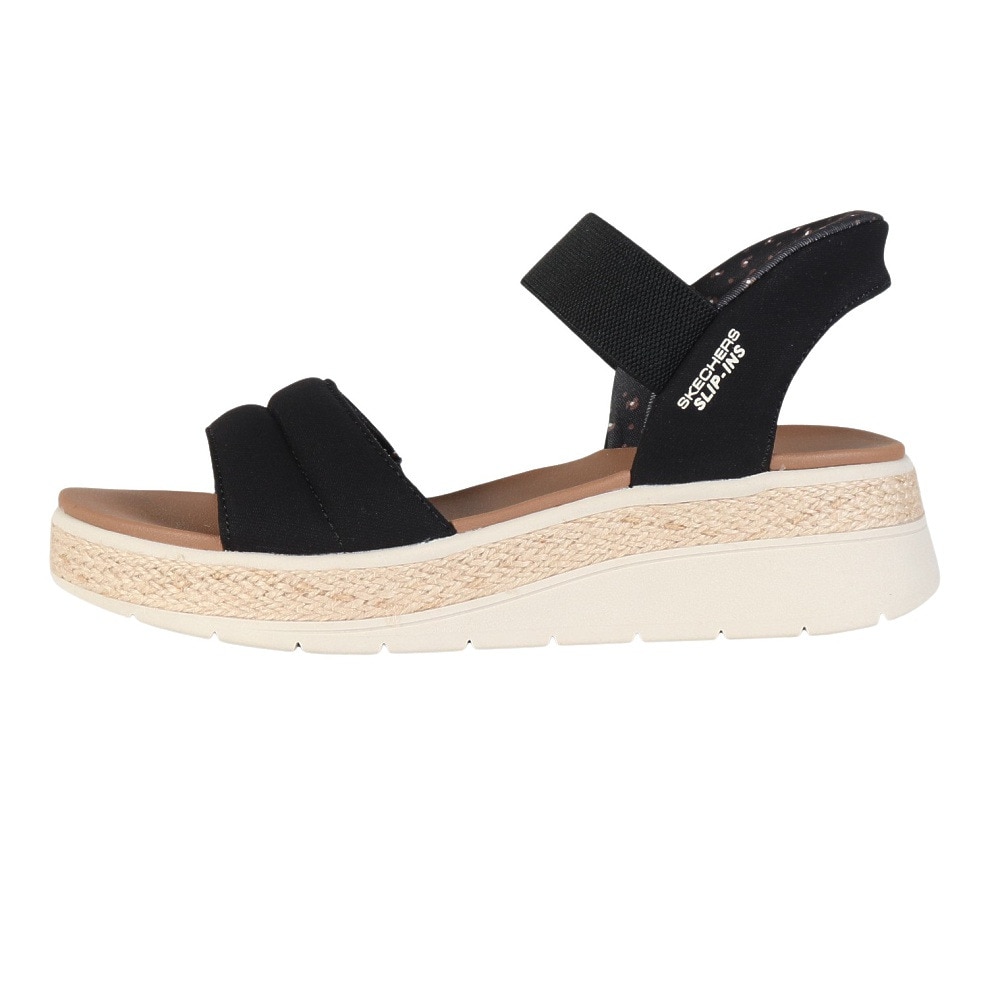 スケッチャーズ（SKECHERS）（レディース）ストラップサンダル スリップインズ:ボブス サン レイ 114413-BLK