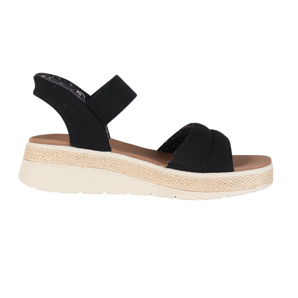 スケッチャーズ（SKECHERS）（レディース）ストラップサンダル スリップインズ:ボブス サン レイ 114413-BLK