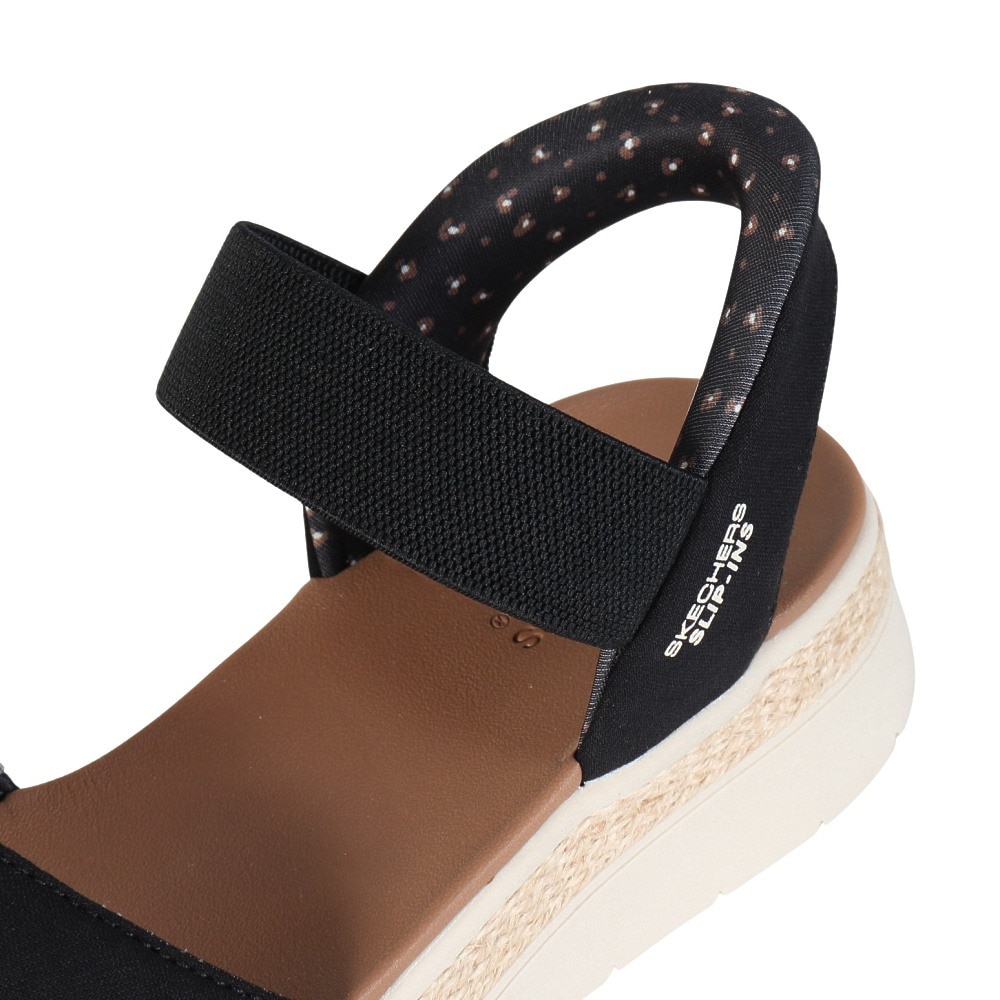 スケッチャーズ（SKECHERS）（レディース）ストラップサンダル スリップインズ:ボブス サン レイ 114413-BLK