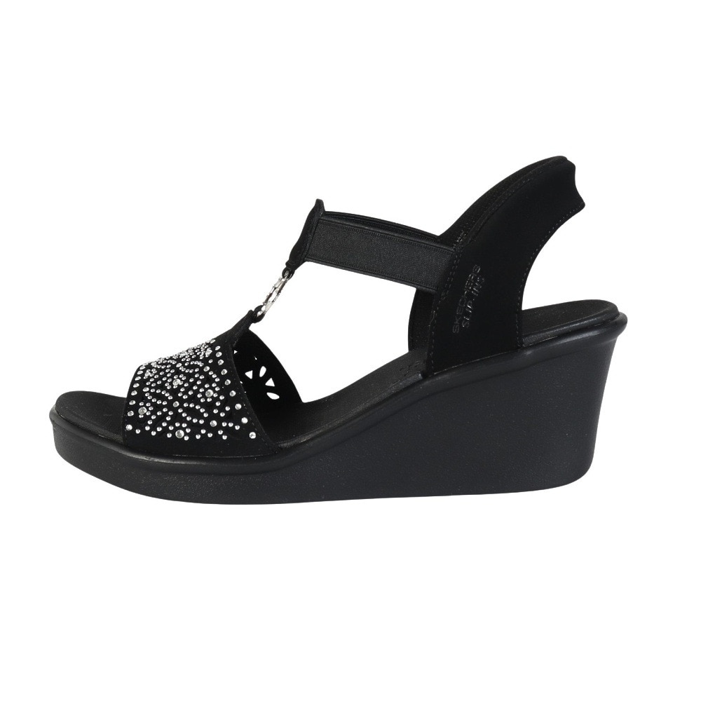 スケッチャーズ（SKECHERS）（レディース）ストラップサンダル スリップインズ ランブル オン ダンシング アウェイ 119619-BLK