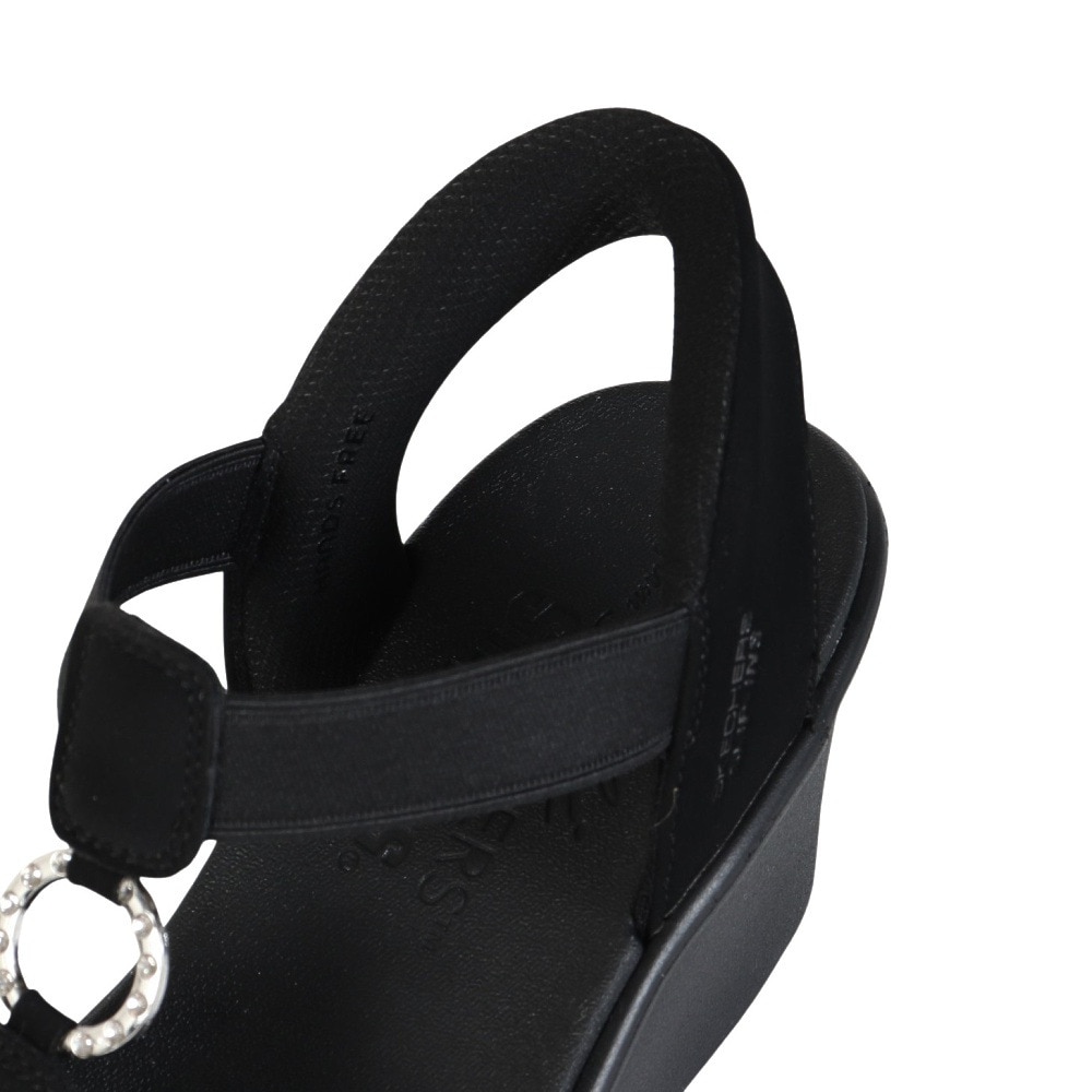 スケッチャーズ（SKECHERS）（レディース）ストラップサンダル スリップインズ ランブル オン ダンシング アウェイ 119619-BLK