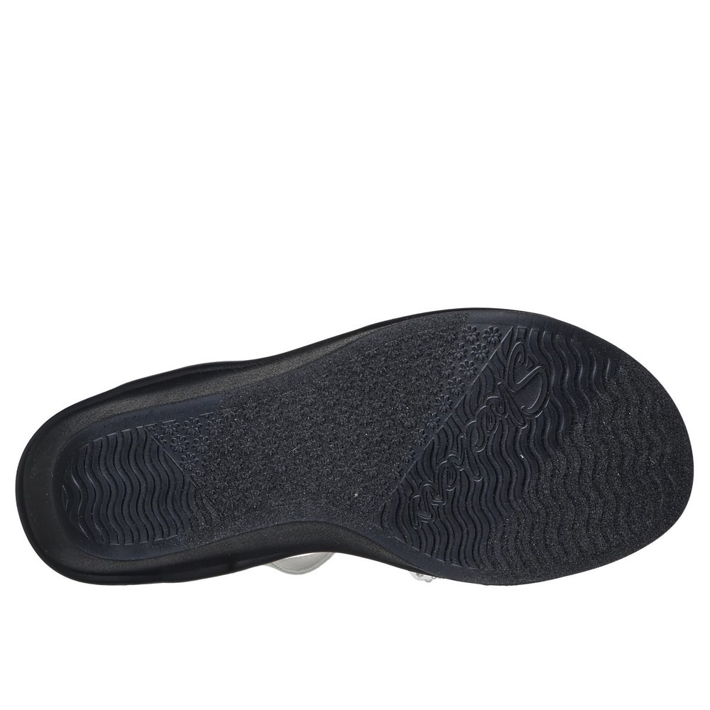 スケッチャーズ（SKECHERS）（レディース）ストラップサンダル スリップインズ:ランブル オン - ダンシング アウェイ 119619-WHT