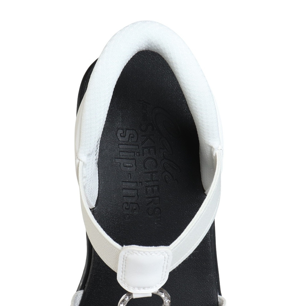 スケッチャーズ（SKECHERS）（レディース）ストラップサンダル スリップインズ ランブル オン ダンシング アウェイ 119619-WHT