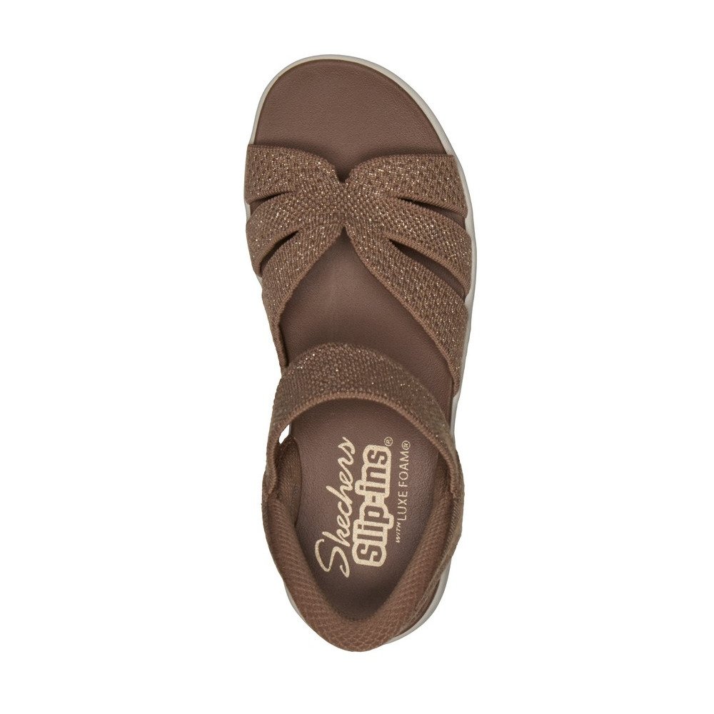 スケッチャーズ（SKECHERS）（レディース）ストラップサンダル SLIP