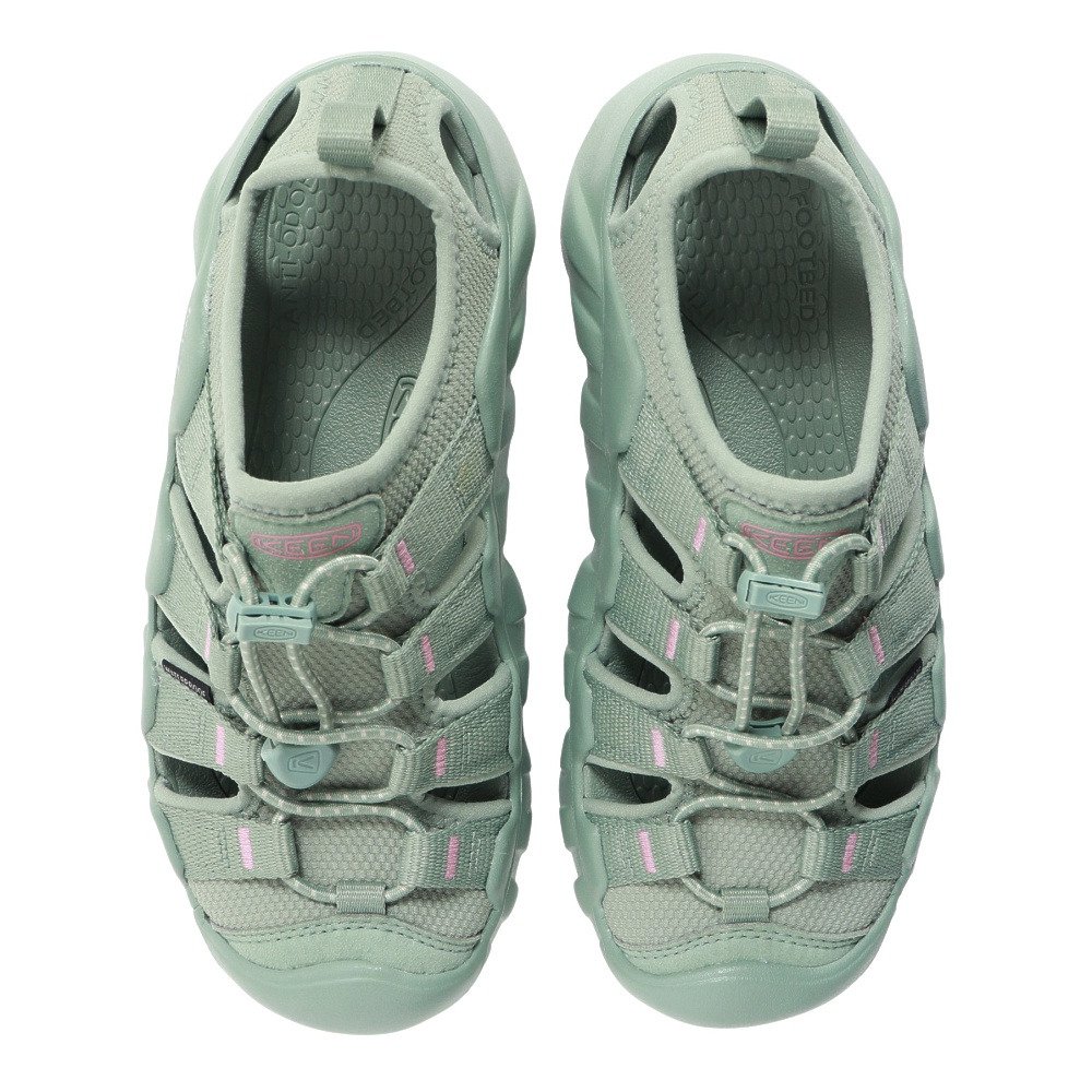 KEEN シルバー サンダル ストラップ付き キーン（KEEN）（レディース）ストラップサンダル ハイパーポート H2