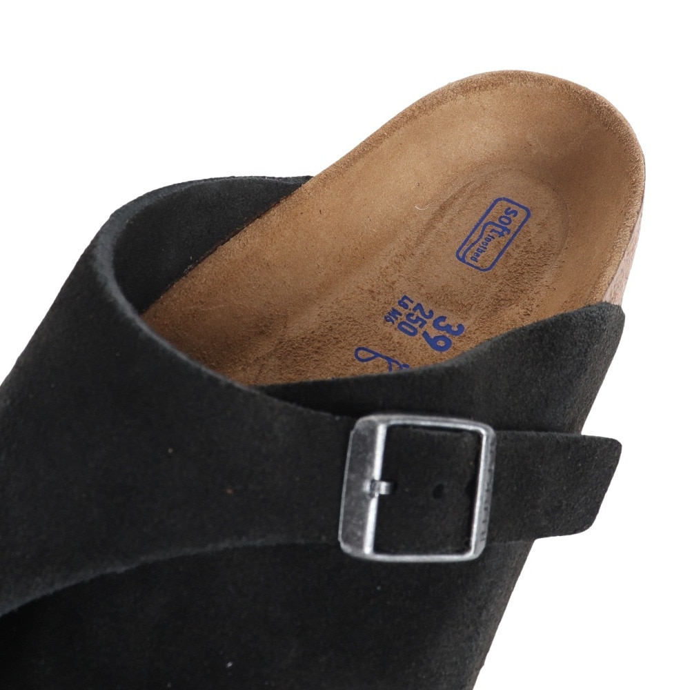 ビルケンシュトック（BIRKENSTOCK）（メンズ、レディース）ストラップサンダル チューリッヒ ソフトフットベッド ブラック 1009528 スポーツ カジュアル タウン