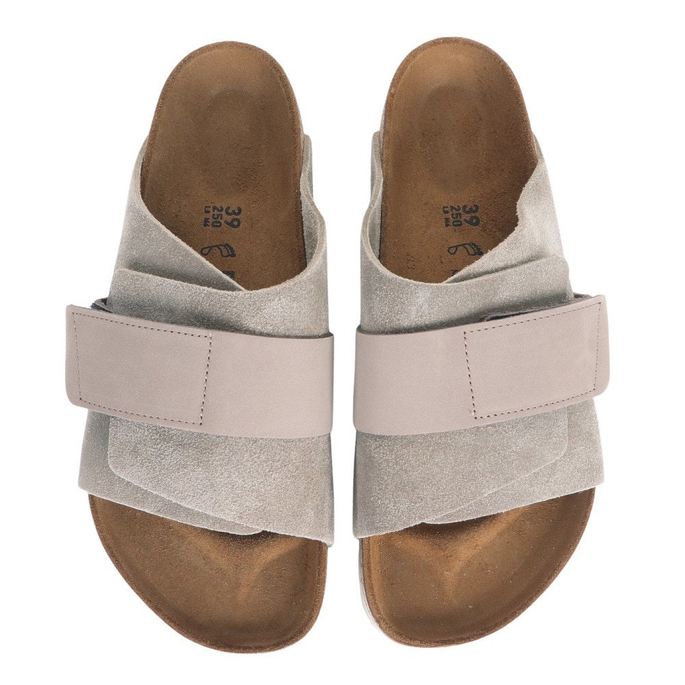 ビルケンシュトック BIRKENSTOCK キョート ベロア デザート スエード メンズ サンダル レギュラー幅 1022352 SS22 Kyoto VL Desert Suede Stone Coin グレー系 - 2