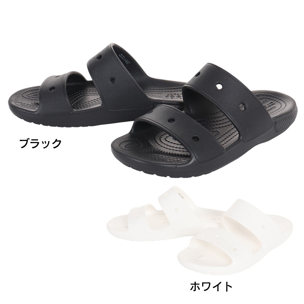 クロックス（crocs）（メンズ、レディース）スポーツサンダル クラシック クロックス ホワイト 206761-100-2023 防臭 軽量 速乾 室内履き レジャー プール