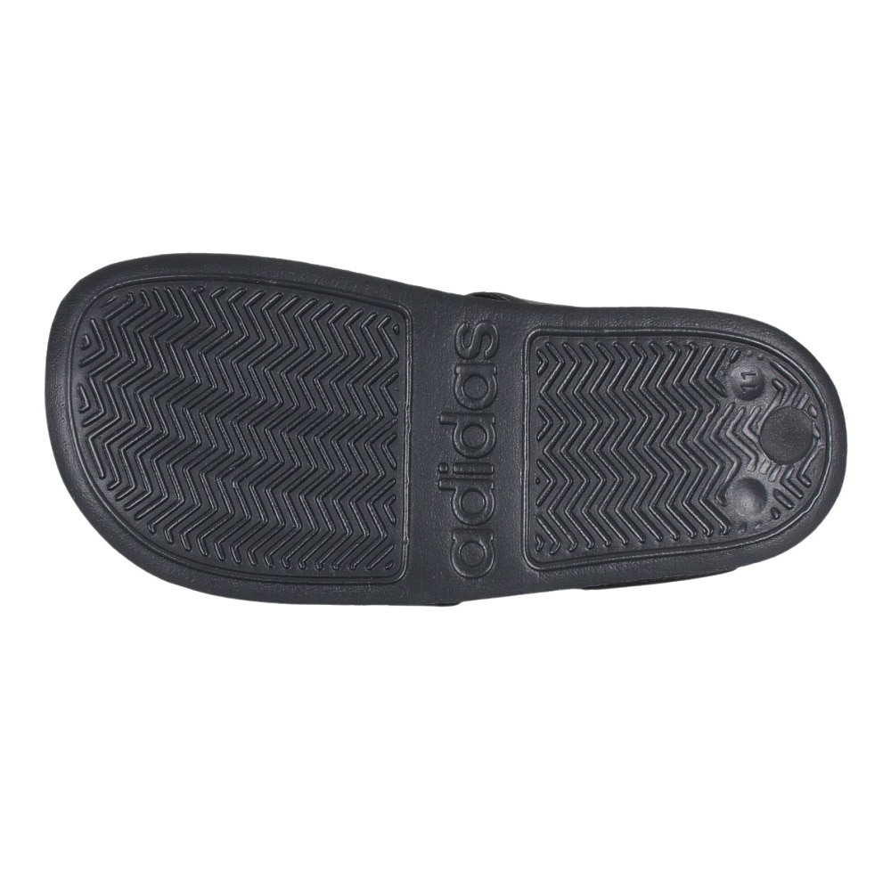 アディダス（adidas）（キッズ）ジュニア サンダル アディレッタ サンダル ブラック GW0344 ストラップ 面ファスナー 速乾性 レジャー プール