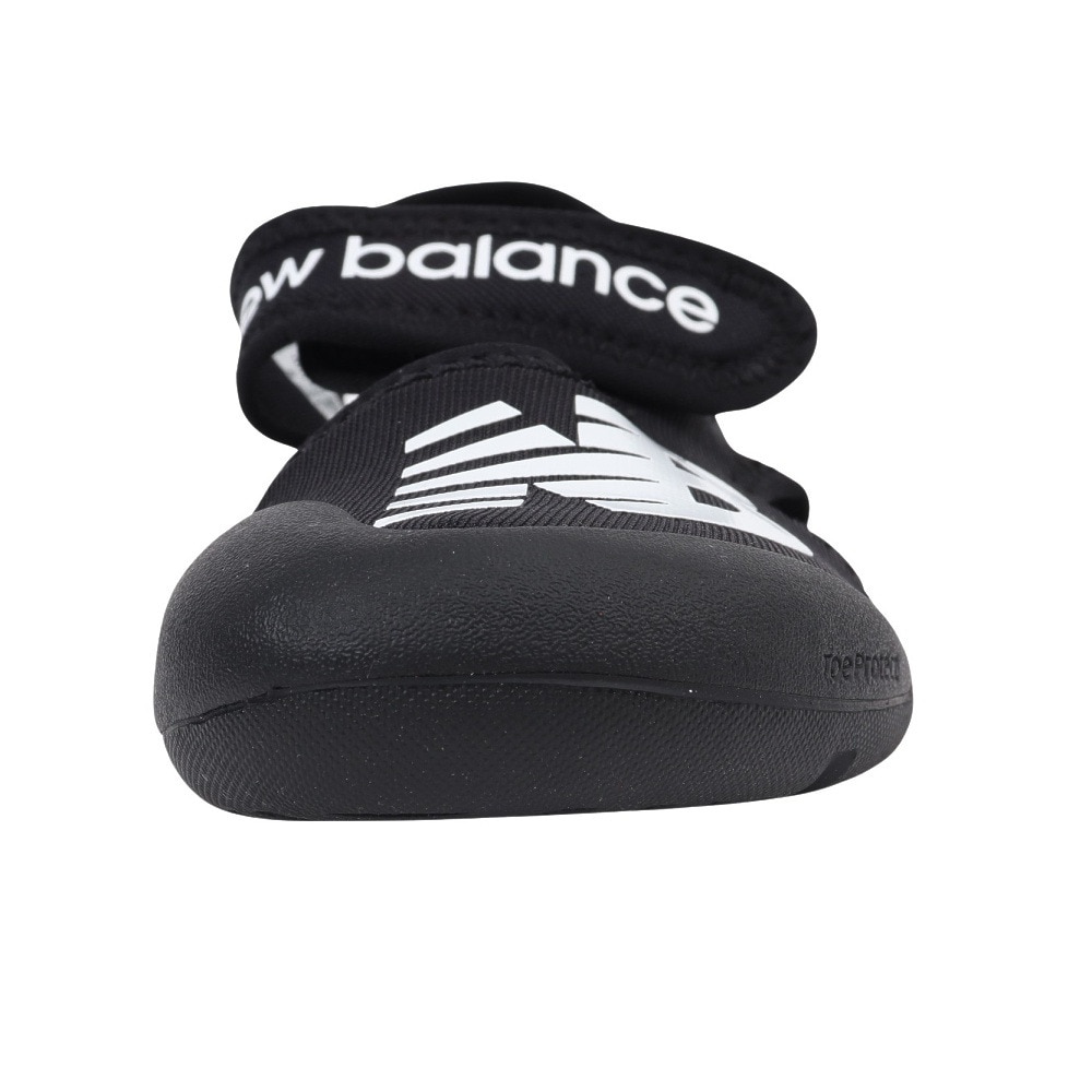 ニューバランス（new balance）（キッズ）ジュニアストラップサンダル CRSRv1 Sandal ブラック SYFCRSA1M 面ファスナー 日常履き 公園 水遊び かわいい