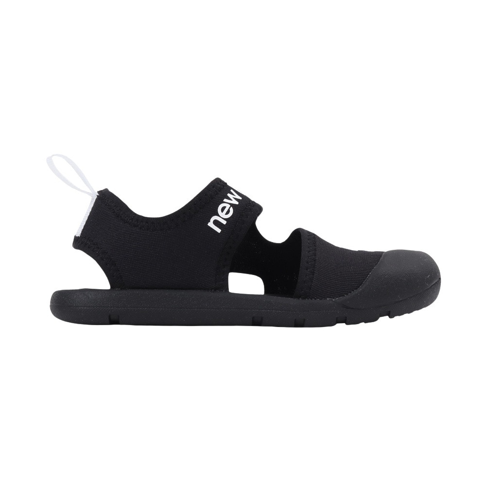 ニューバランス（new balance）（キッズ）ジュニアストラップサンダル CRSRv1 Sandal ブラック SYFCRSA1M 面ファスナー 日常履き 公園 水遊び かわいい