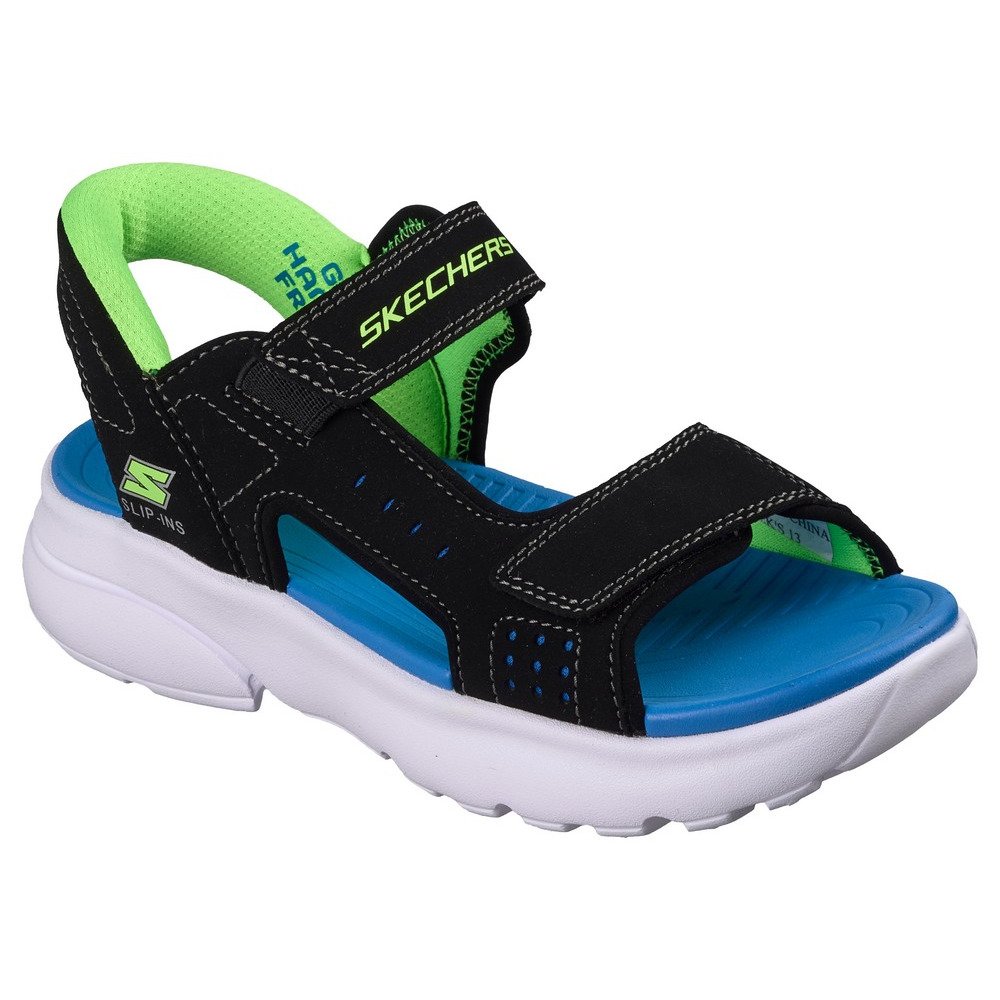 スケッチャーズ（SKECHERS）（キッズ）ジュニアストラップサンダル