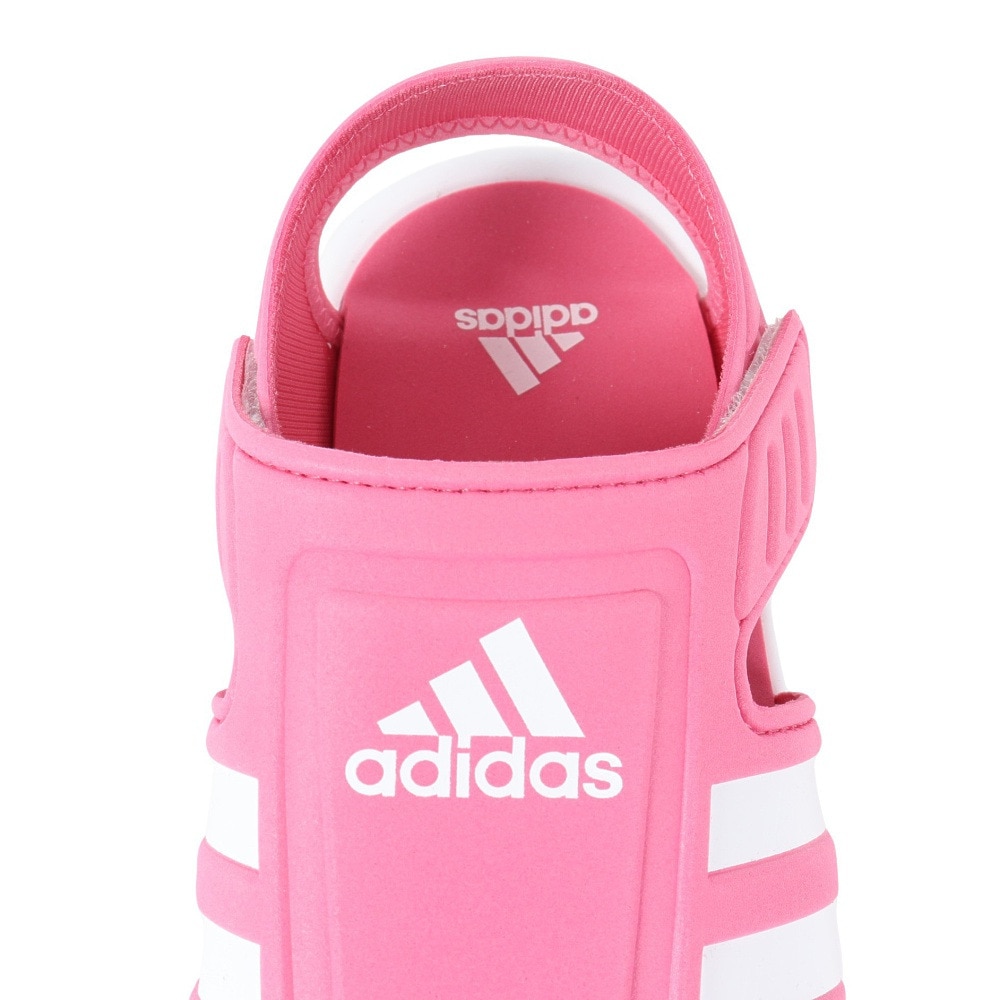 アディダス（adidas）（キッズ）ジュニアスポーツサンダル ジュニア サマー クローズドトゥ ウォーターサンダル ピンク LWS08-GW0386 面ファスナー レジャー