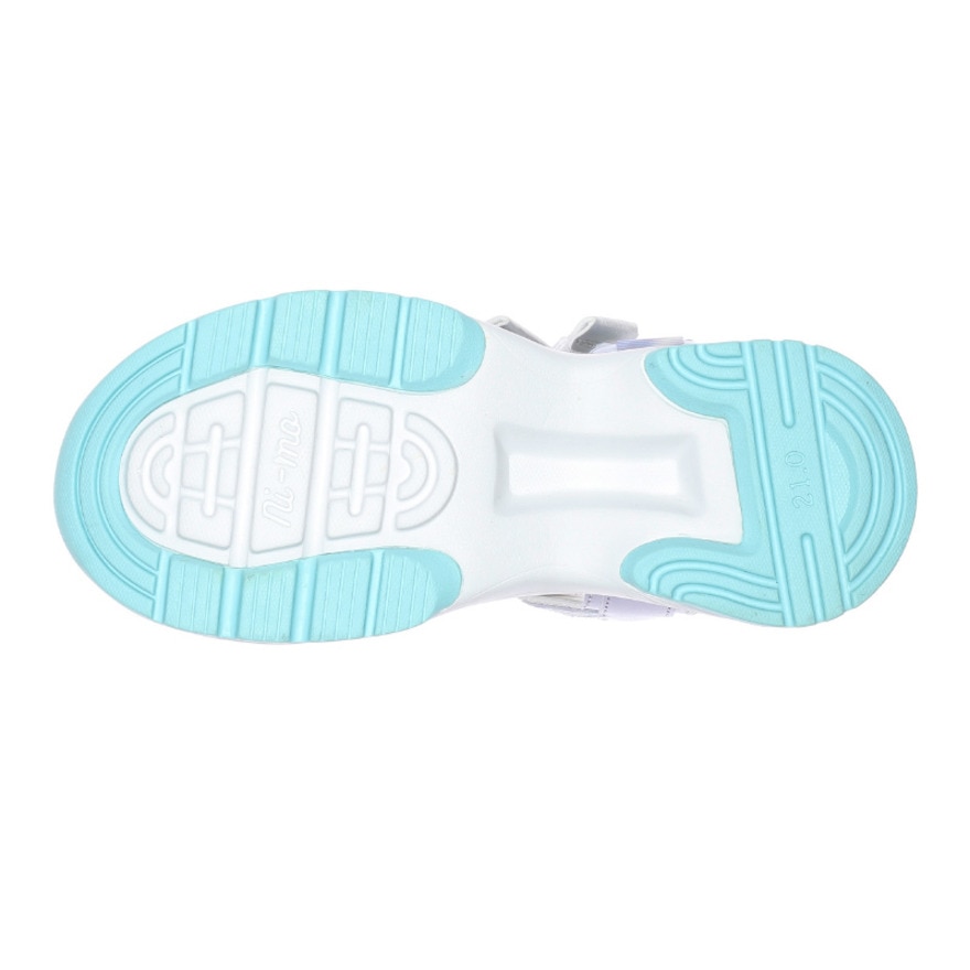 ムーンスター（MoonStar）（キッズ）ジュニア ストラップサンダル ガールズ ニーモ NM J081 パープル 12297169 23S 厚底 タウン レジャー プール 