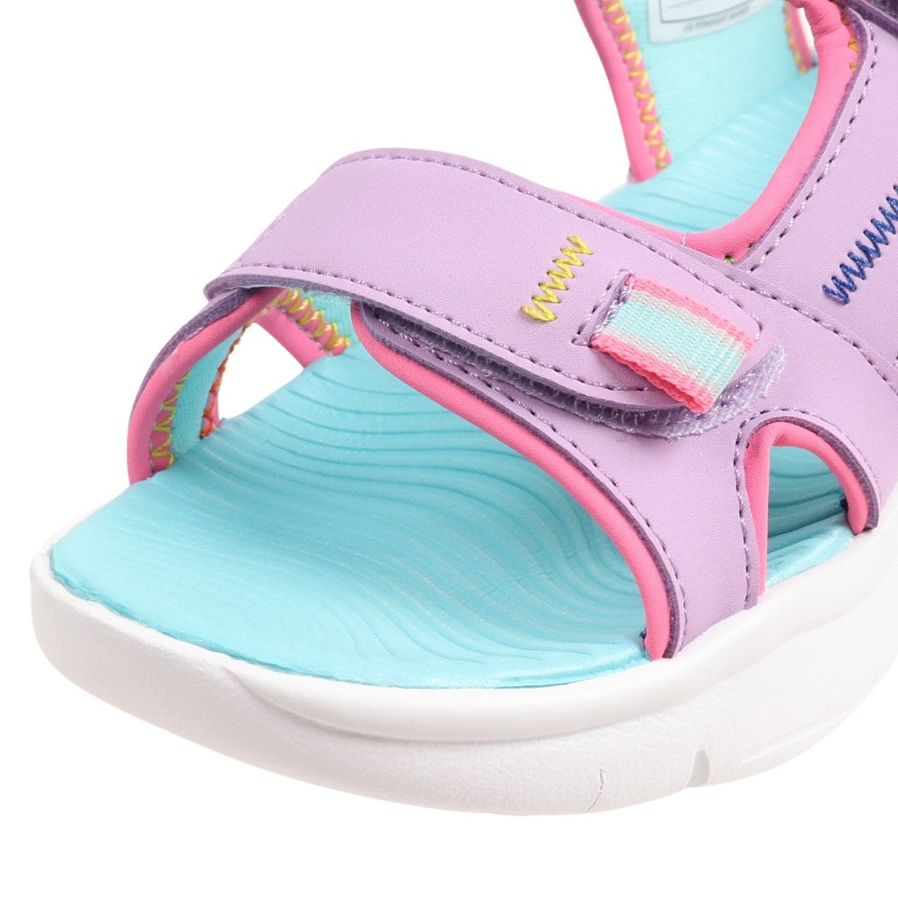 スケッチャーズ（SKECHERS）（キッズ）ジュニアスポーツサンダル FLEX SPLASH VIBRANT MOOD ピンク302984L-LVTQ 面ファスナー ウォッシャブル 海 街