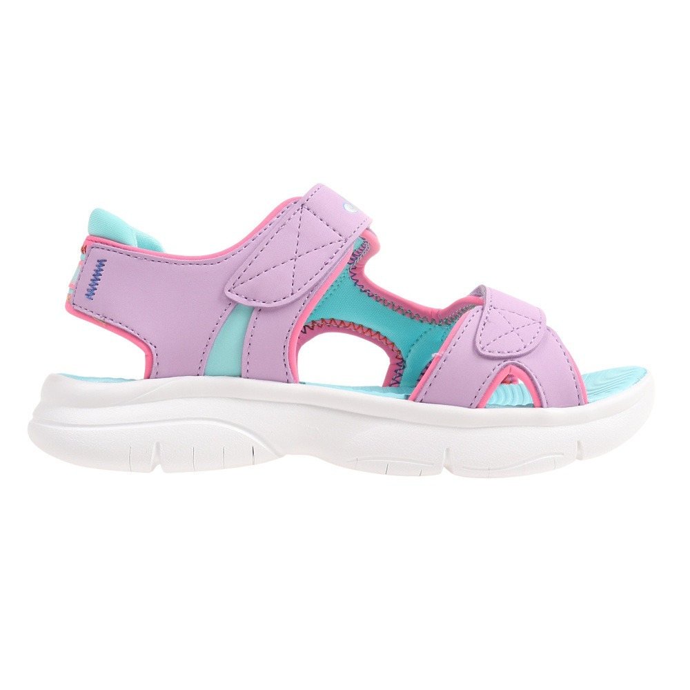 スケッチャーズ（SKECHERS）（キッズ）ジュニアスポーツサンダル FLEX SPLASH VIBRANT MOOD ピンク302984L-LVTQ 面ファスナー ウォッシャブル 海 街