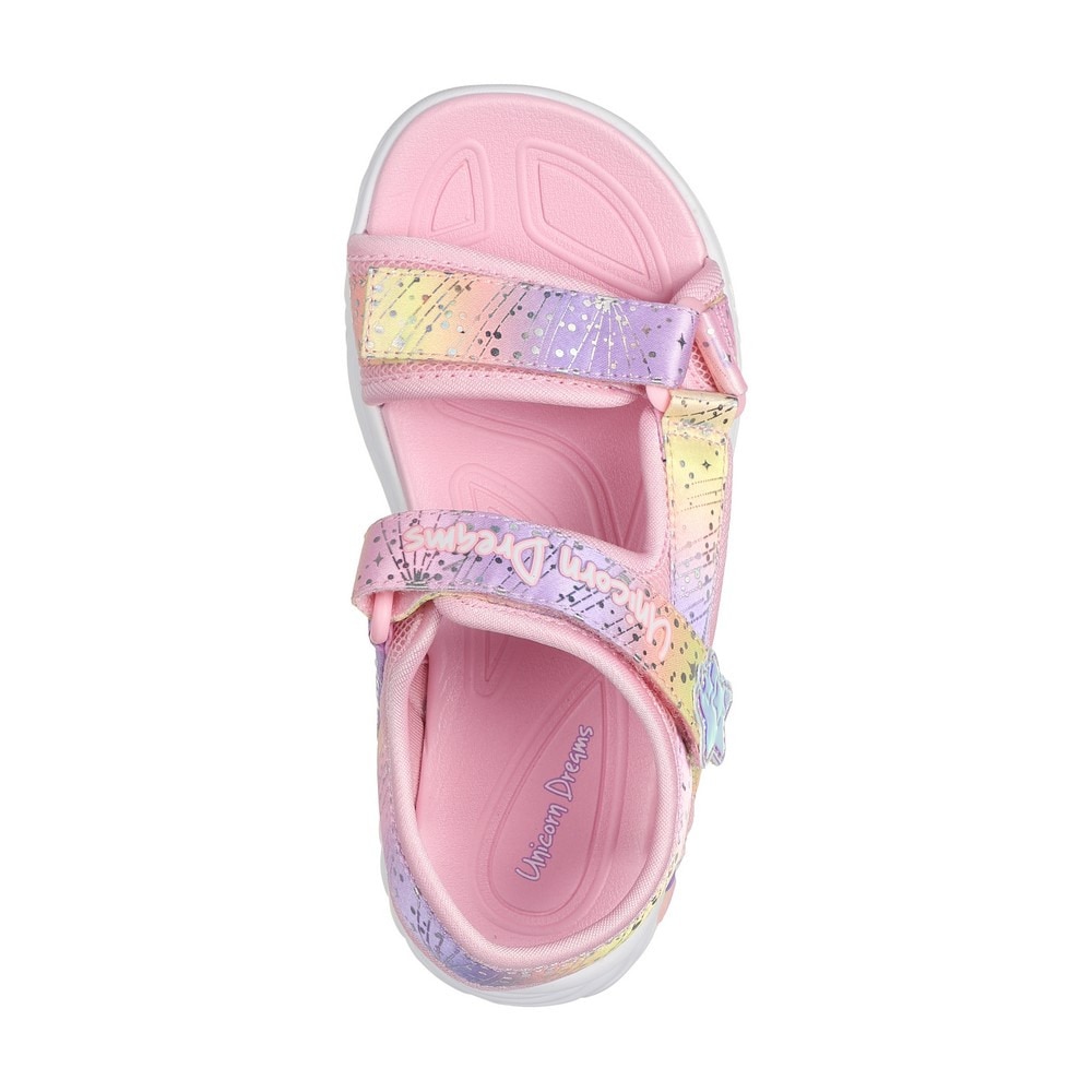 スケッチャーズ（SKECHERS）（キッズ）ジュニアストラップサンダル ガールズ UNICORN DREAMS SANDAL MB 302682L-LPMT