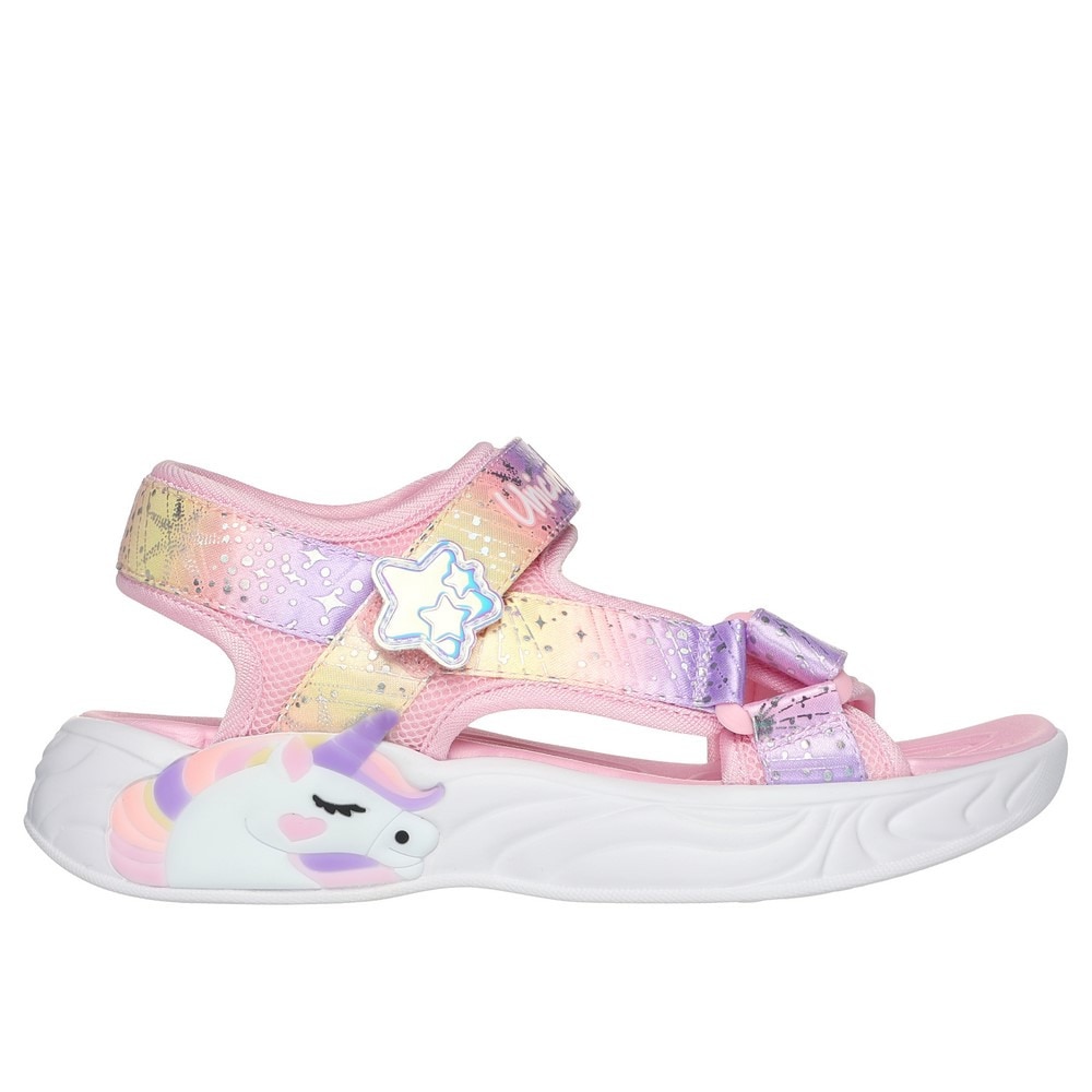 スケッチャーズ（SKECHERS）（キッズ）ジュニアストラップサンダル ガールズ UNICORN DREAMS SANDAL MB 302682L-LPMT