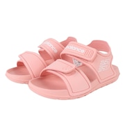 (キッズ)ジュニアスポーツサンダル SPSDv1Sandal ピンク SYFSPSB1M ストラップサンダル 面ファスナー タウン プール かわいい