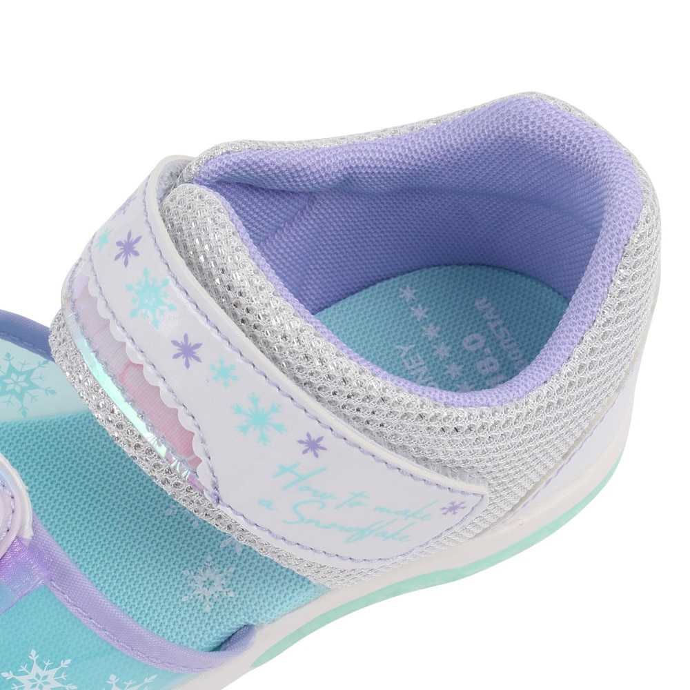 ムーンスター（MoonStar）（キッズ）ジュニア ストラップ ライトアップサンダル ガールズ C1355 ディズニー アナと雪の女王 12186311 25S2