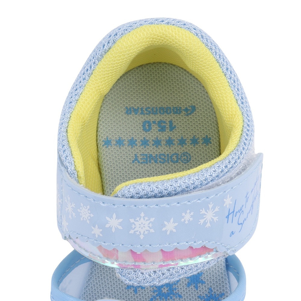 ムーンスター（MoonStar）（キッズ）ジュニア ストラップ ライトアップサンダル ガールズ C1355 ディズニー アナと雪の女王 12186319 25S2
