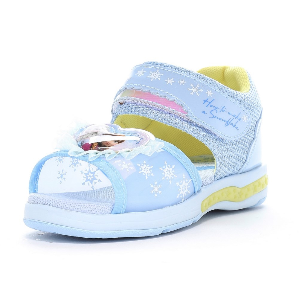 ムーンスター（MoonStar）（キッズ）ジュニア ストラップ ライトアップサンダル ガールズ C1355 ディズニー アナと雪の女王 12186319 25S2