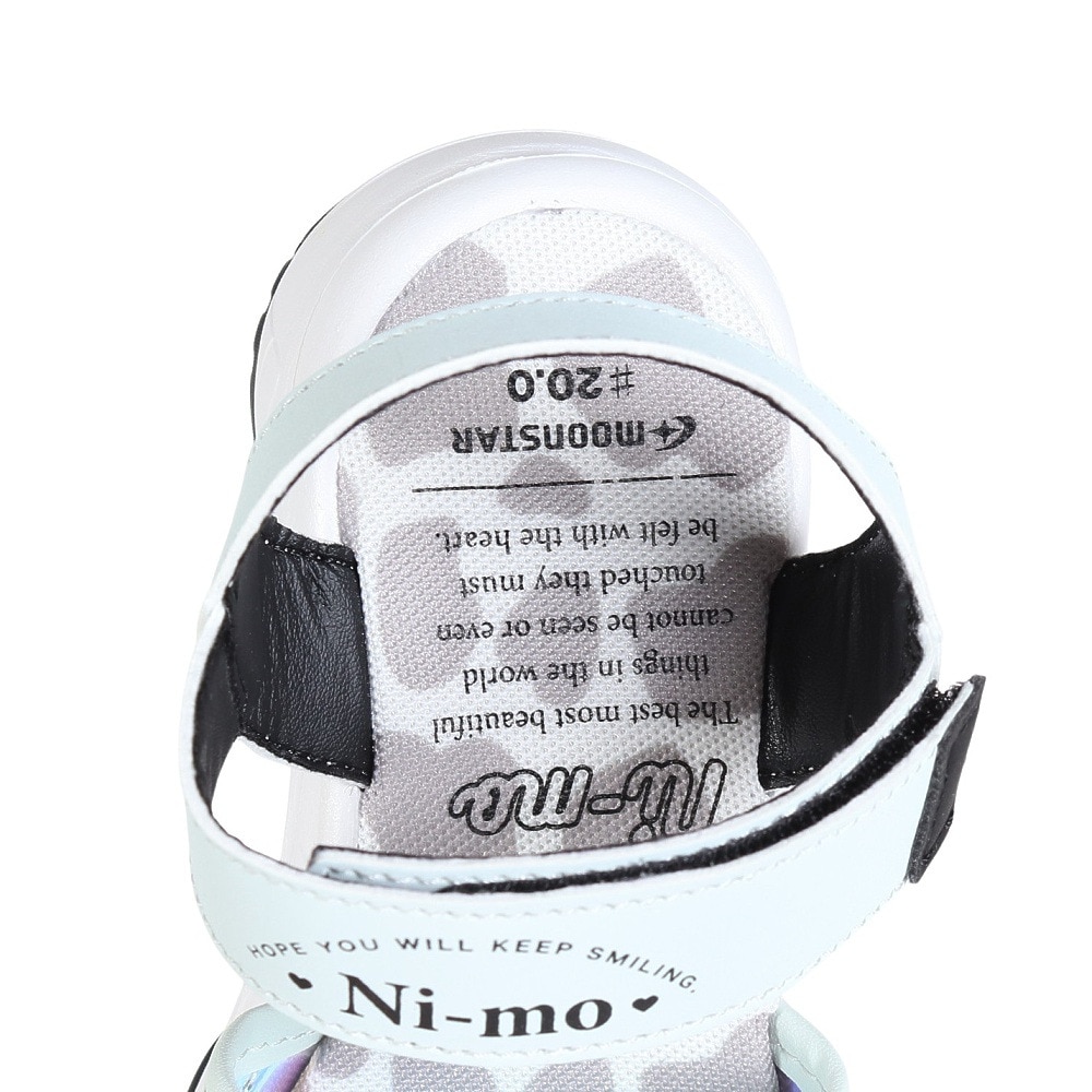 ムーンスター（MoonStar）（キッズ）ジュニア 厚底クリアサンダル ガールズ ニーモ J131 12299657 25S2